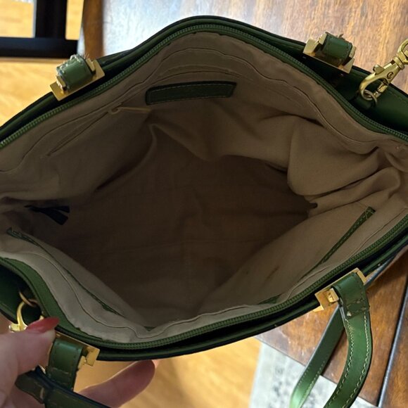 Vintage Etienne Aigner Crossbody Bag Floral Woven Faux Leather Adjustable Strap - Picture 7 of 16